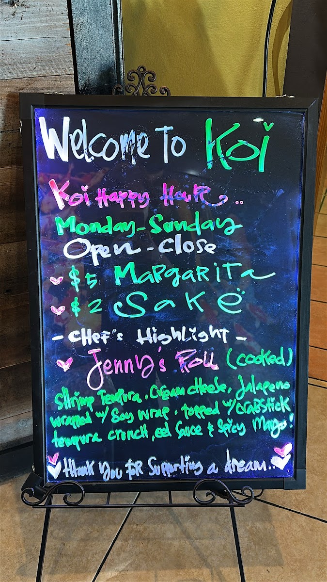 Menu Tsubaki Sushi & Hibachi By Koi-2