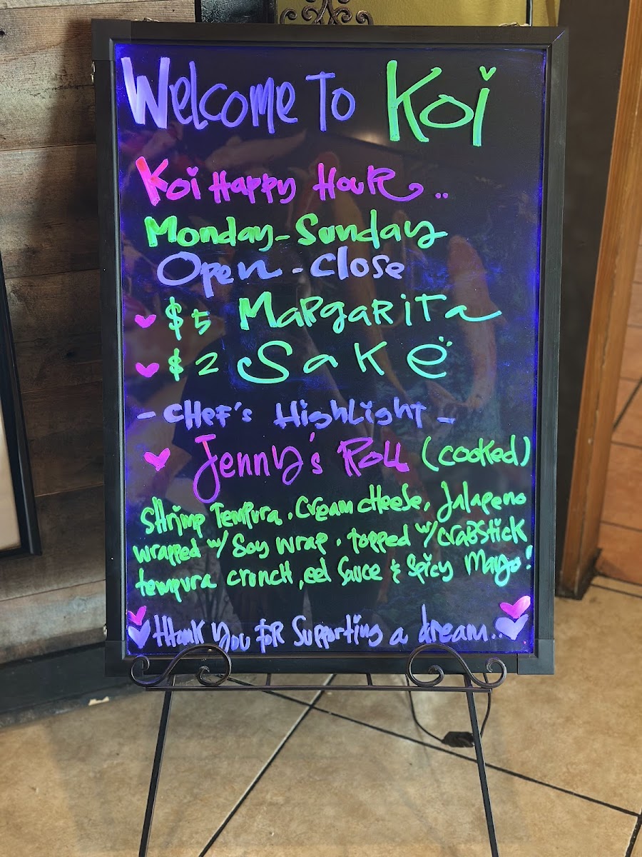 Menu Tsubaki Sushi & Hibachi By Koi-3