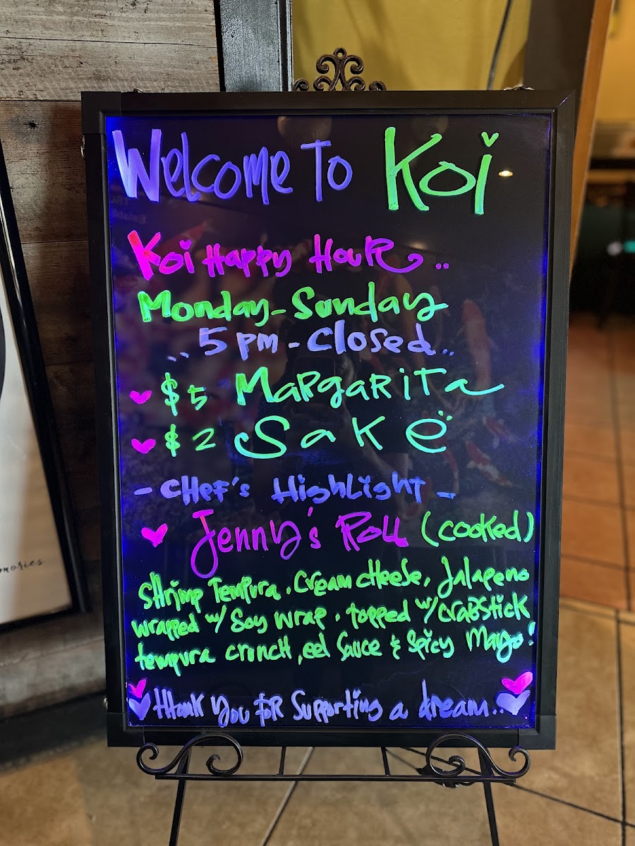 Menu Tsubaki Sushi & Hibachi By Koi-4